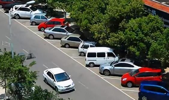 45度斜車位劃線標(biāo)準(zhǔn)尺寸圖，45度斜停車位設(shè)計(jì)圖？